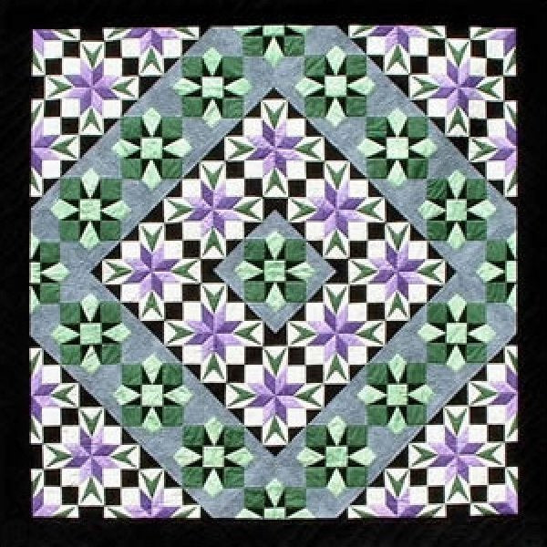 star flower quilt pattern by lockwood