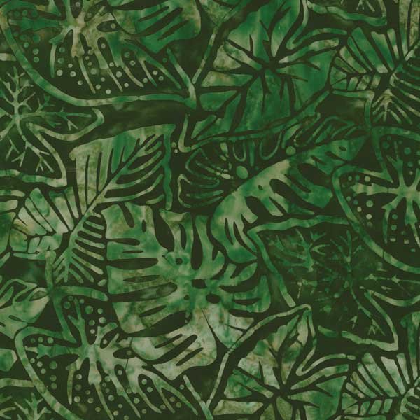 AMD-14927-42 Palm, Tropical Green, Totally Tropical, Batik