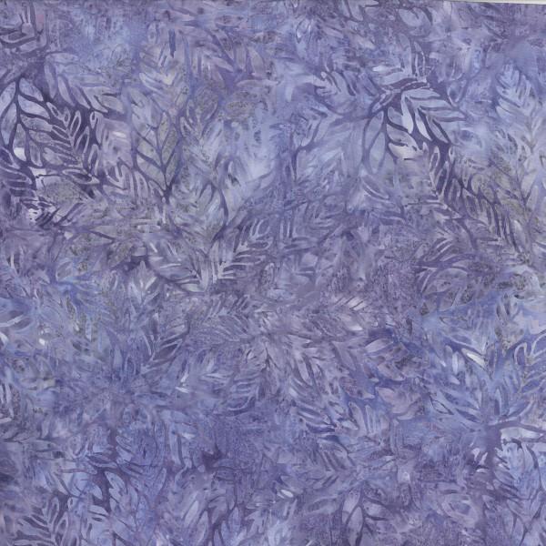 22143-660 Lavender Long Leaves Batik