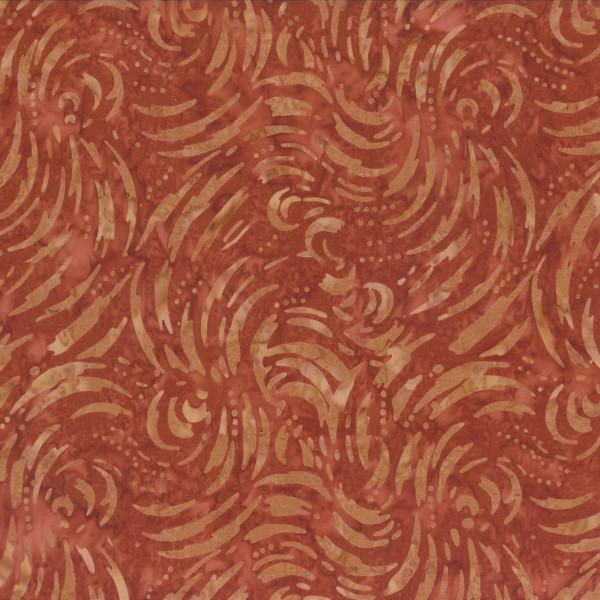 22149-888 Rust, Lighting Allover, Batik