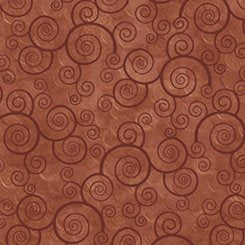 HARMONY 24778-T - CURLY SCROLL TERRACOTTA