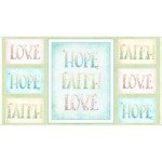 26676-X Sweet Thoughts, Hope, Faith and Love, Quilting Treasures