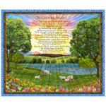 The Lord Is My Shepherd(F-4) PANEL, 27445-X, QT FABRICS