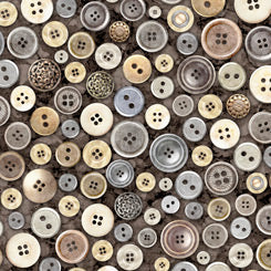 QT - Cotton Couture - Buttons - Charcoal