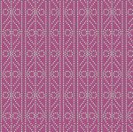 QT - Kiwis & Koalas - Decorative Dotted Stripe - Raspberry