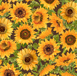 QT - Fall Splendor - Sunflowers Brown