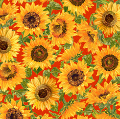 QT - Fall Splendor - Sunflowers Orange