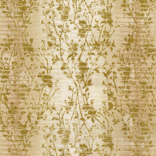 PRECIOUS METALS  3022-009  VELVETY VINES-PEARL w/Metallic