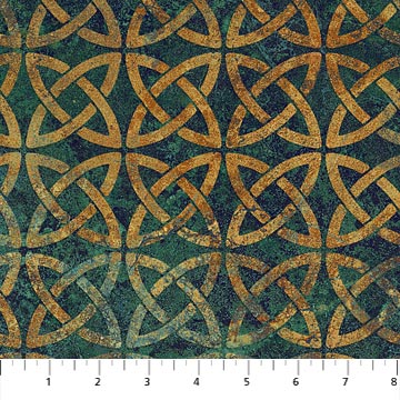 Stonehenge Solstice  39429-69 Teal,  Northcott