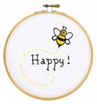 Bee Happy 6" Hoop Kit