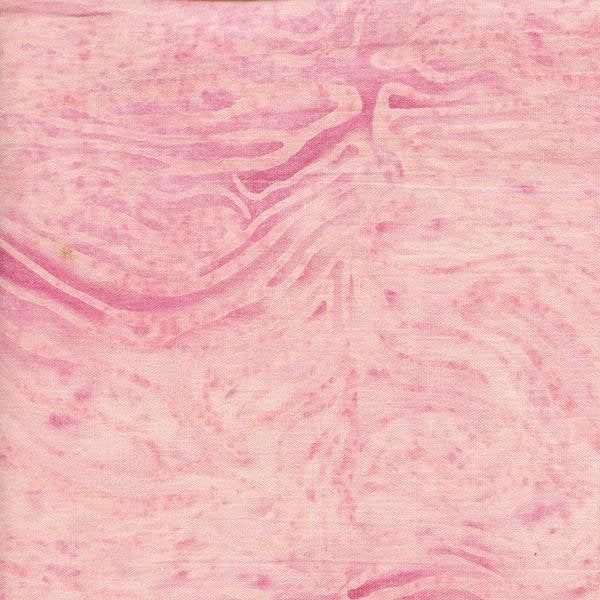 Island Batik 721402030 Pale Pink, Long Swirly Waves 100% Cotton