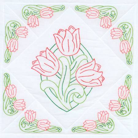 Tulips 18" Quilt Blocks