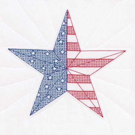 White 18in Quilt Squares American Star