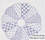 Interlocking Dresden Circle Quilt Block Set