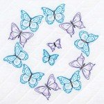 Brilliant Butterflies 18 in Quilt Blocks