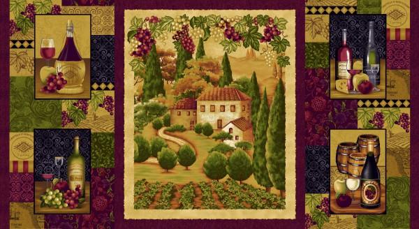 Burgundy Tuscany Panel