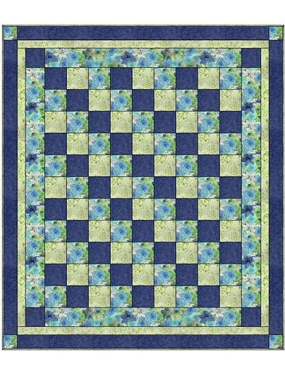 3 Yard Quilt - Four Square Quilt