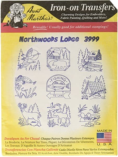 Northwoods Lodge-Iron-On Transfers