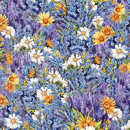 Lavender Flowers(E-4), Everyday Favorites Digital, AMK-17447-23, ROBERT KAUFMAN