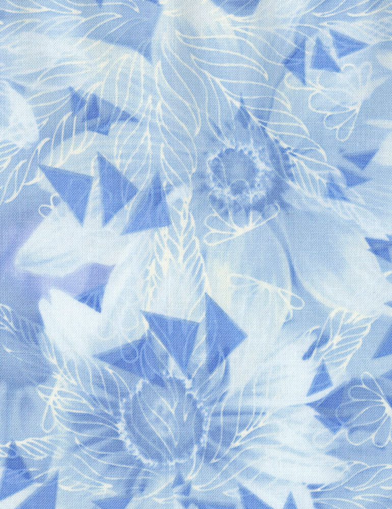 JN-C4062-Ice, Blue & White Daisy, Bohemian Blues, Timeless Treasures