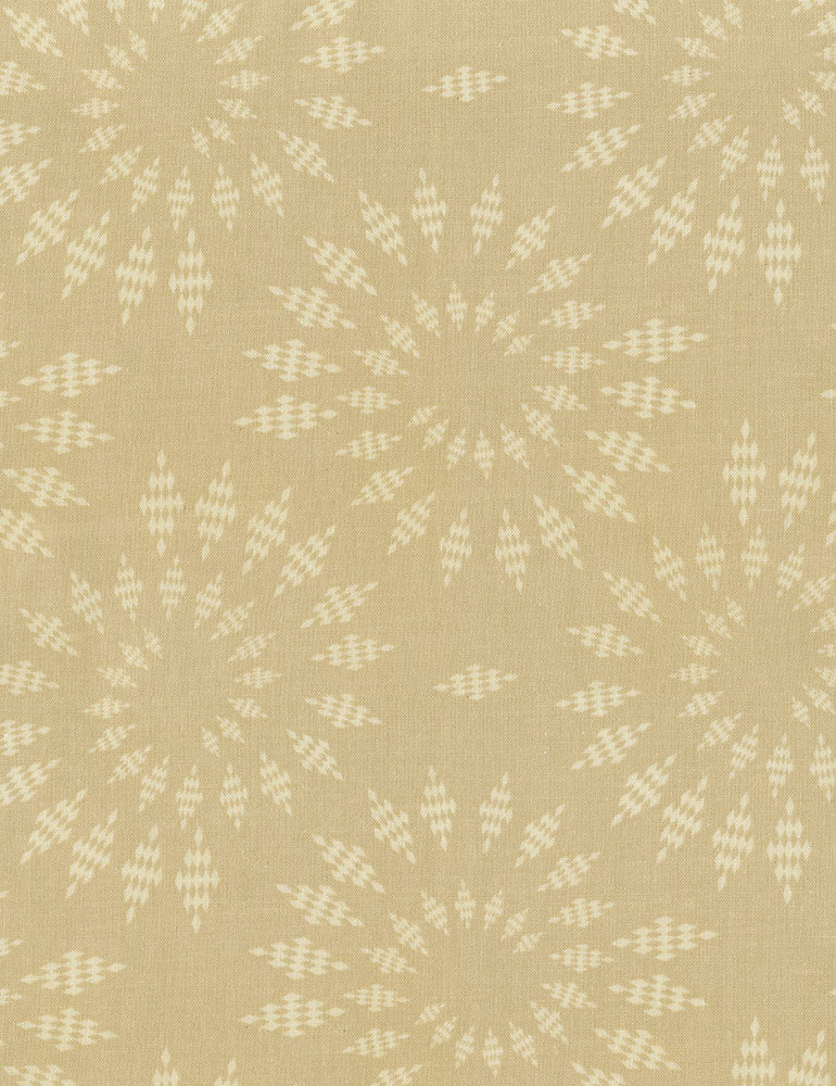 JN-C5773-Tan, Light Tan Kaleidoscope on Tan, Bohemian Blues, Timeless Treasures