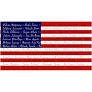 One Nation Flag, 23.5"x44"