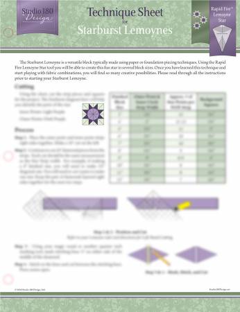 Starburst Lemoyne Technique Sheet