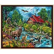 Brookside Lodge - Animal Panel - X