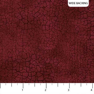 Northcott - Wide Backing - Crackle - Red