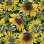 David Textiles - Sunflowers & Birds