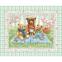 MM - Much Loved Bear - Teddy Bear Picnic Panel