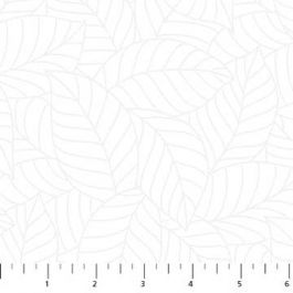 WHITE LEAVES(E-2), fabric-778148070987, NORTHCOTT