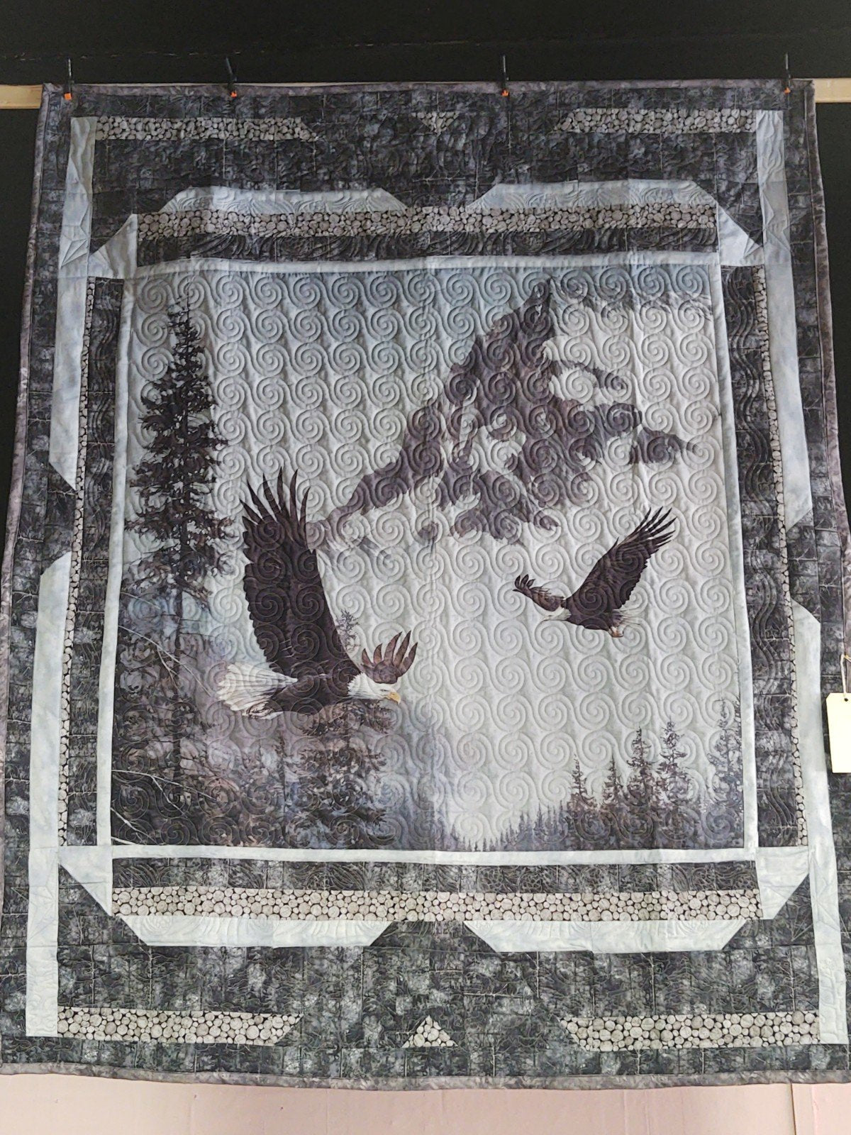 Eagles In Flight Quilt 52" X 62"