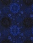 JN-C5770 STORM, Blue, Quilter Medallions Medium,  Bohemian Blues, Timeless Treasures