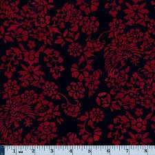 Bali Batik L2636-573 Volcano Red,  Hoffman Fabrics 100% Cotton