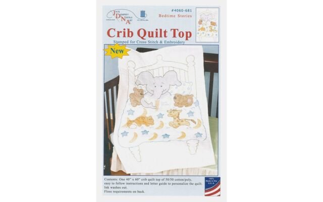 Crib Quilt Tops 40in x 60in Bedtime Stories