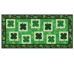 Luck Clovers Table Runner Pattern