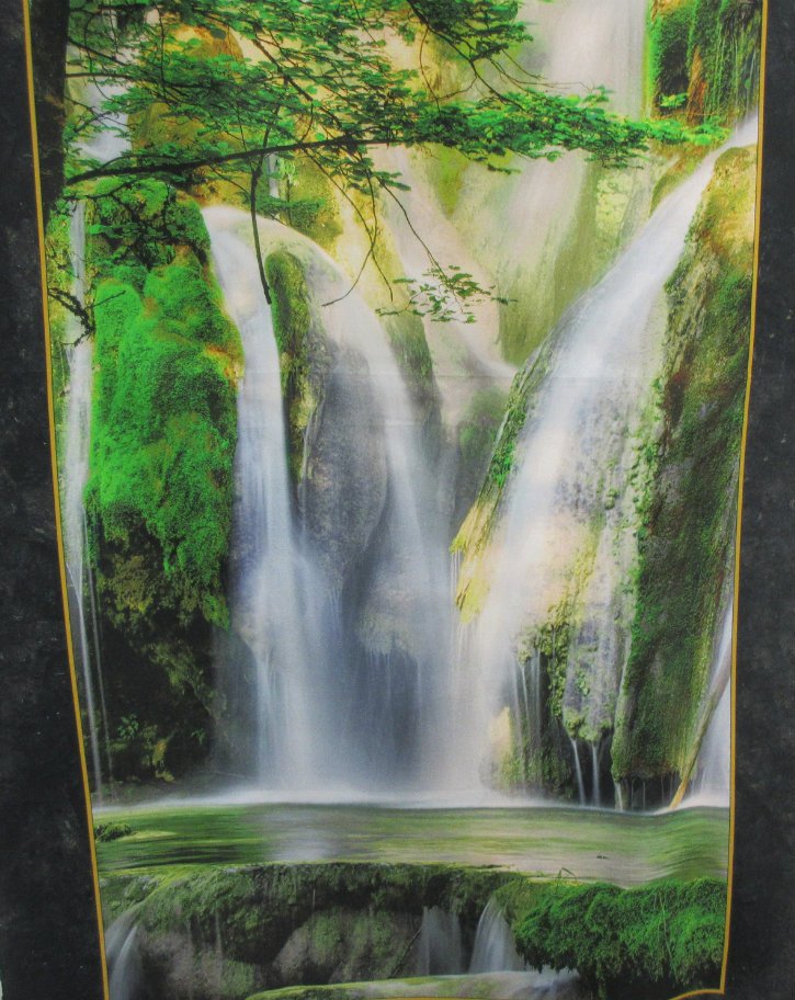 24WFP-C13 Waterfall, 24" Panel, Quilting Treasures